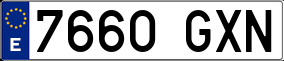 Truck License Plate